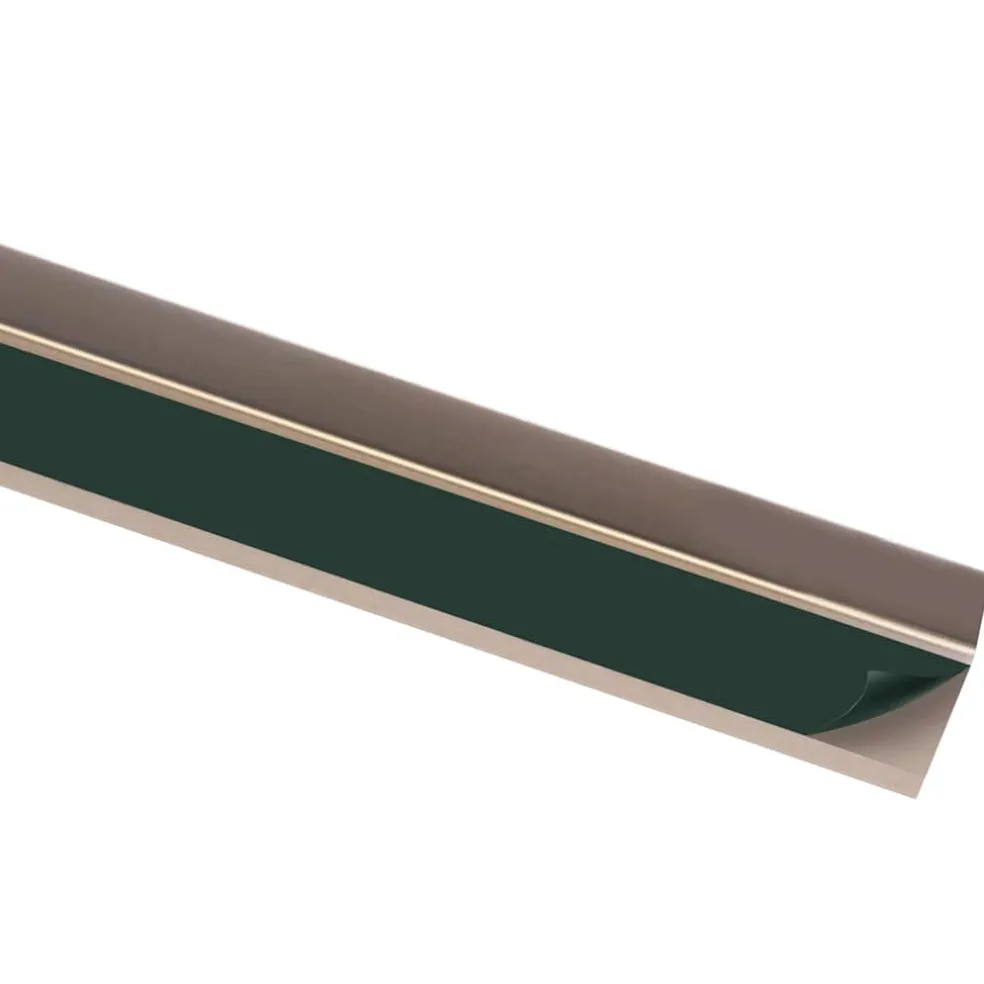 vidaXL Trapneuzen L-vormig 5 st 90 cm aluminium bruin