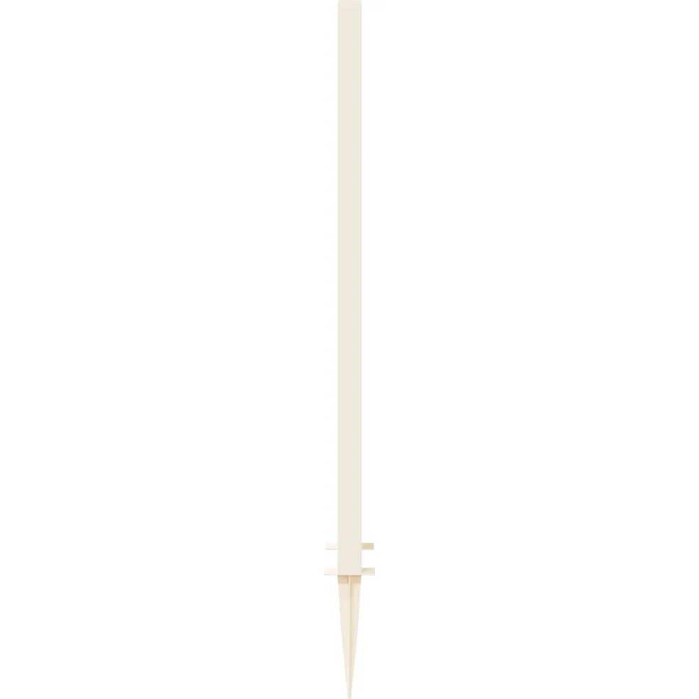 vidaXL Trellis met Spike PP Wit