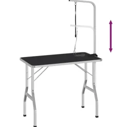 vidaXL Trimtafel voor huisdieren met 1 aanlijnoptie