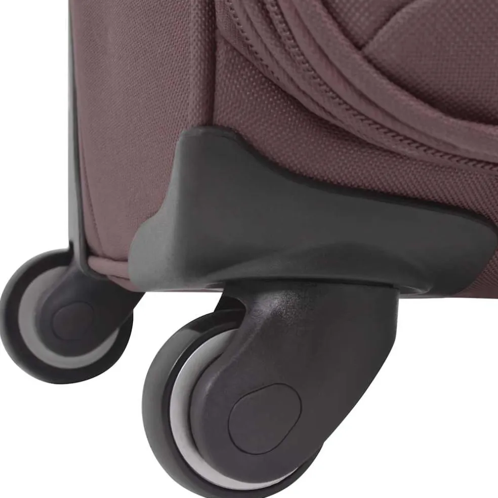 vidaXL Trolleyset koffiebruin 3-delig