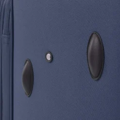 vidaXL Trolleyset marineblauw 3-delig