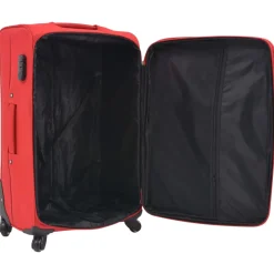 vidaXL Trolleyset rood 3-delig