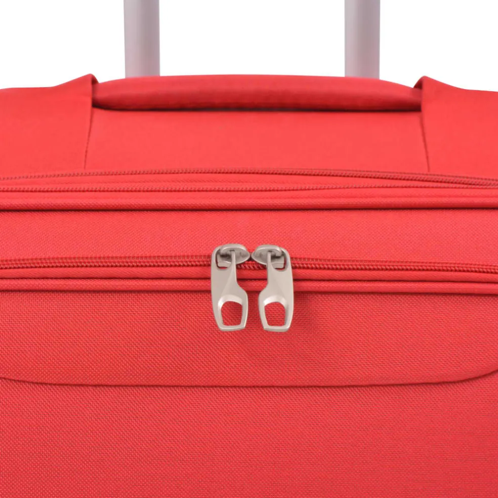 vidaXL Trolleyset rood 3-delig