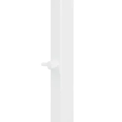 vidaXL Trouwrand Wit 150 x 49,5 x 200 cm Staal