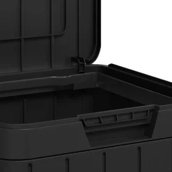 vidaXL Tuinafvalbak 38x38x65 cm polypropeen antracietkleurig