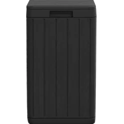 vidaXL Tuinafvalbak 38x38x65 cm polypropeen antracietkleurig