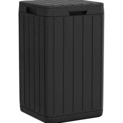 vidaXL Tuinafvalbak 38x38x65 cm polypropeen antracietkleurig