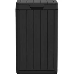 vidaXL Tuinafvalbak 38x38x65 cm polypropeen antracietkleurig
