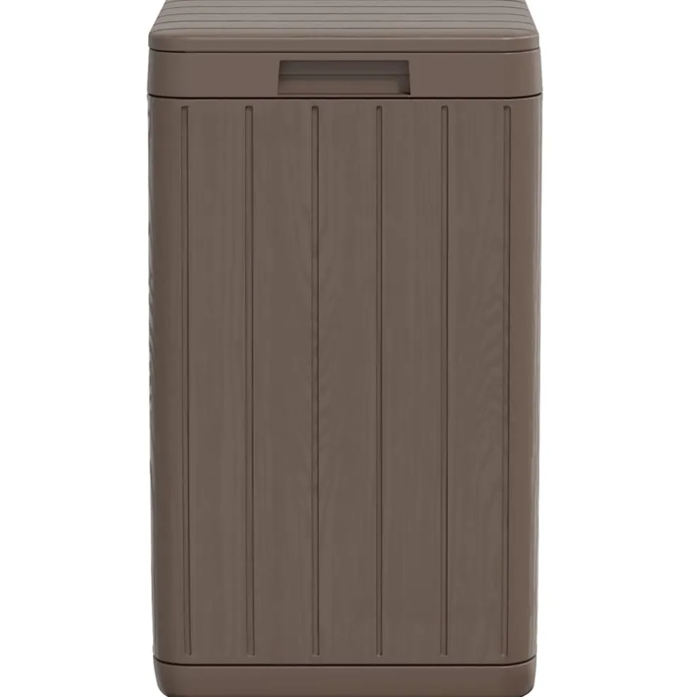 vidaXL Tuinafvalbak 38x38x65 cm polypropeen bruin