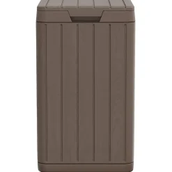 vidaXL Tuinafvalbak 38x38x65 cm polypropeen bruin