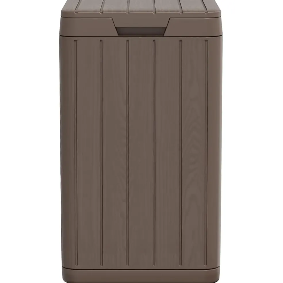 vidaXL Tuinafvalbak 38x38x65 cm polypropeen bruin