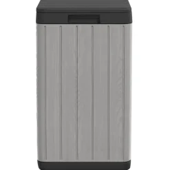 vidaXL Tuinafvalbak 38x38x65 cm polypropeen grijs