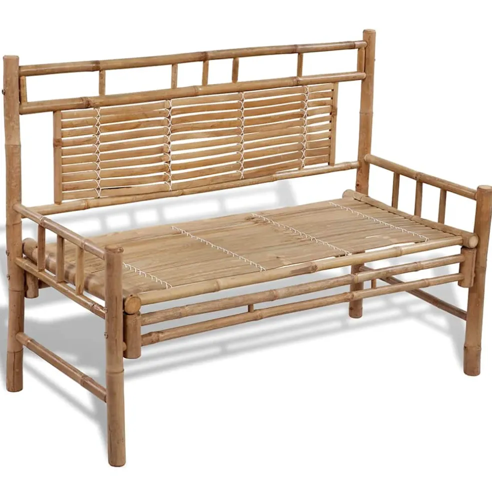 vidaXL Tuinbank 120 cm bamboe