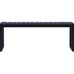 vidaXL Tuinbank 120,5 cm PS-plaat zwart