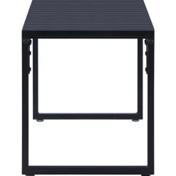 vidaXL Tuinbank 120,5 cm PS-plaat zwart