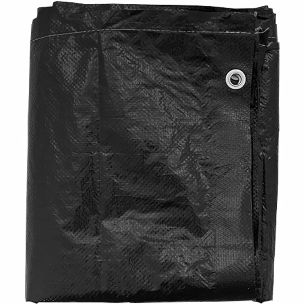 vidaXL Tuinbankhoes met 8 oogjes 130x70x70/88 cm polyetheen