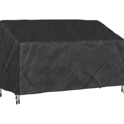 vidaXL Tuinbankhoes Zwart 165 x 70 x 65 / 94 cm 210D Oxford Stof