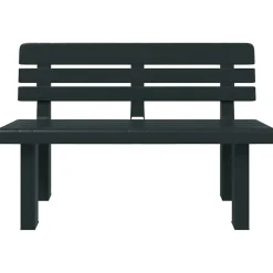 vidaXL Tuinbankje 110x52x71 cm polypropeen groen