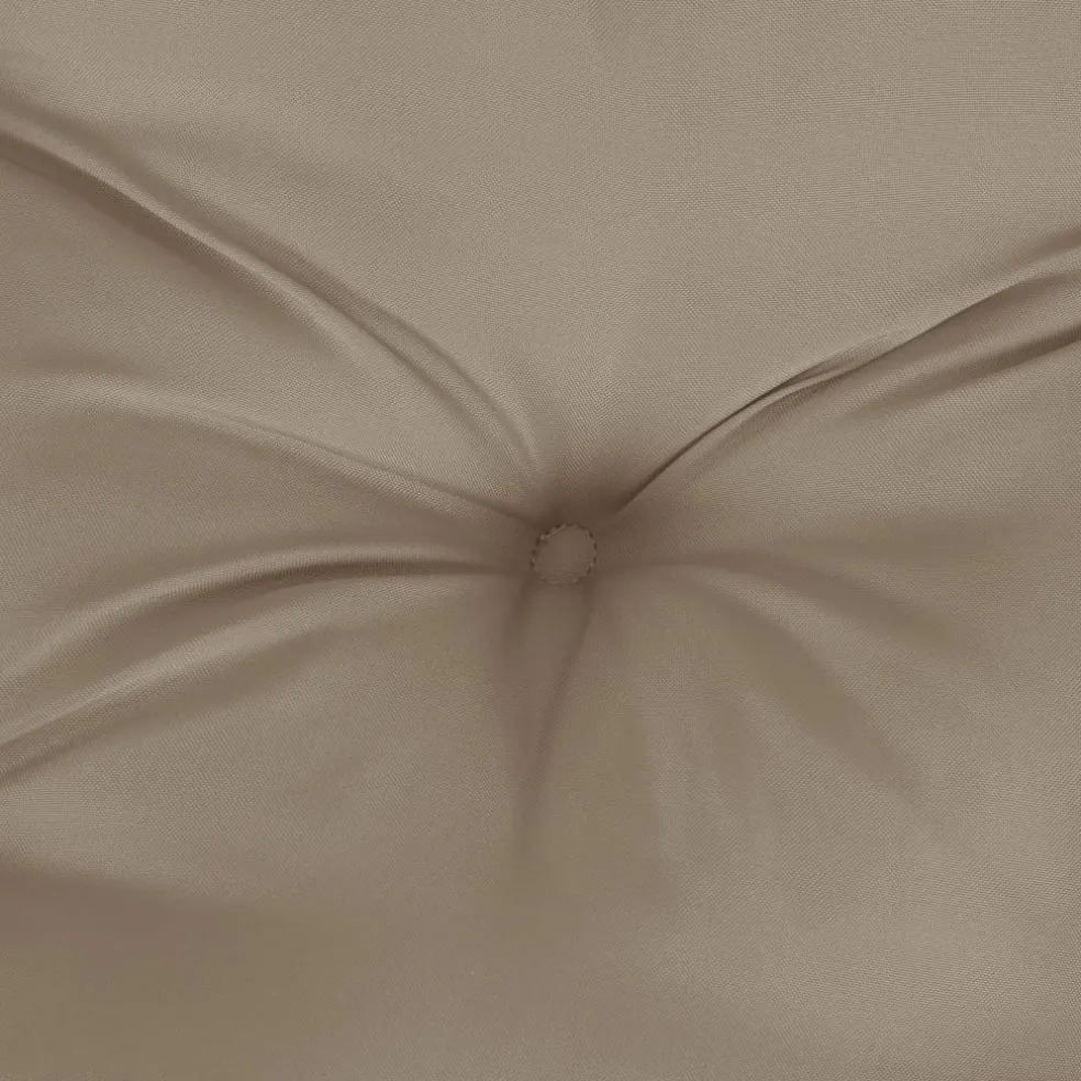 vidaXL Tuinbankkussens 2 st 100x50x7 cm oxford stof taupe
