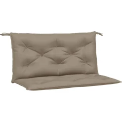 vidaXL Tuinbankkussens 2 st 100x50x7 cm oxford stof taupe