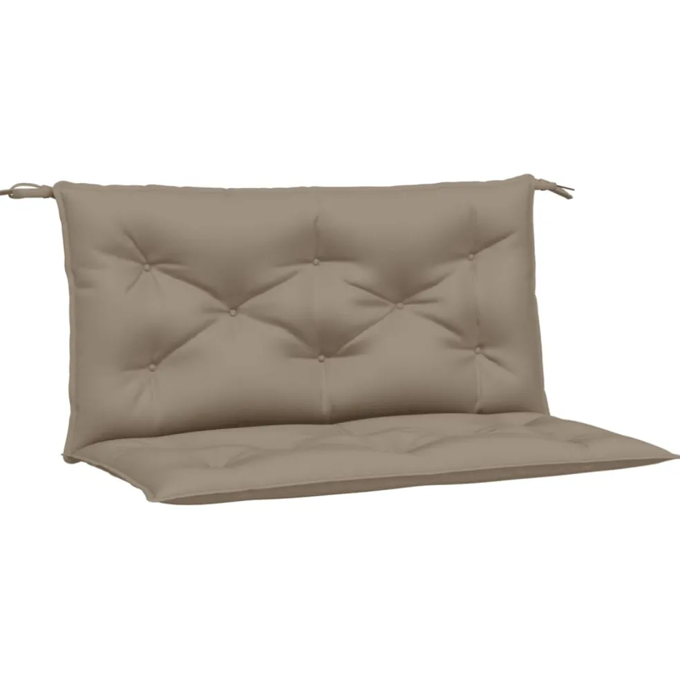 vidaXL Tuinbankkussens 2 st 100x50x7 cm oxford stof taupe