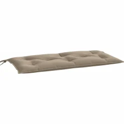 vidaXL Tuinbankkussens 2 st 100x50x7 cm oxford stof taupe
