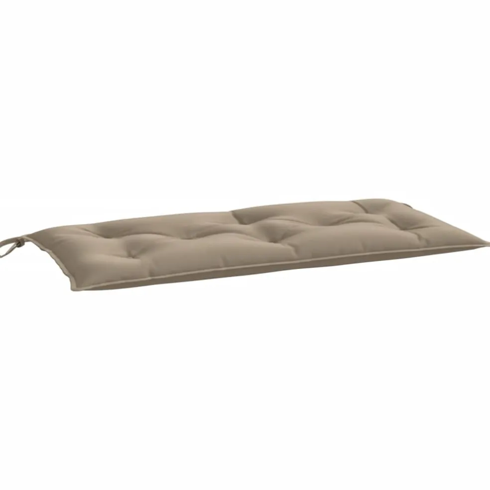 vidaXL Tuinbankkussens 2 st 100x50x7 cm oxford stof taupe