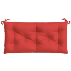 vidaXL Tuinbankkussens 2 st 100x50x7 cm oxford stof rood