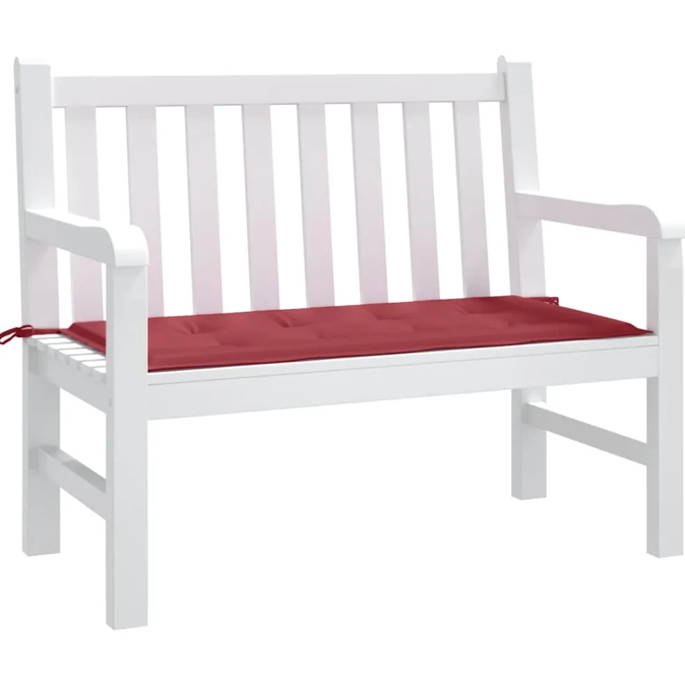 vidaXL Tuinbankkussen 100x50x3 cm oxford stof wijnrood