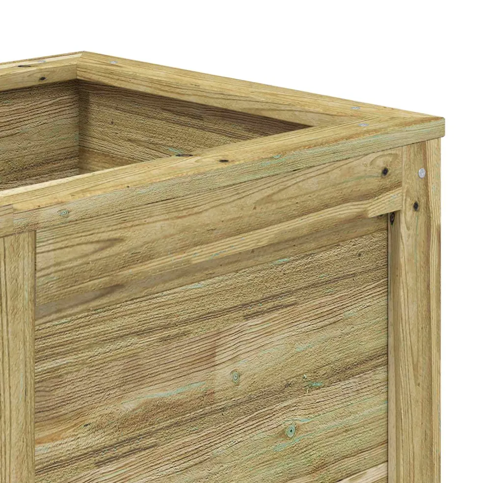 vidaXL Tuinbank met opbergruimte en plantenbak 193,5 x 40 x 41 cm