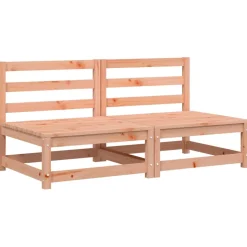 vidaXL Tuinbank zonder armleuningen 2 st 70x70x67 cm douglashout