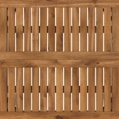 vidaXL Tuinbar Tafel NAARDEN Natuurlijk en Wit 60 x 60,5 x 105 cm