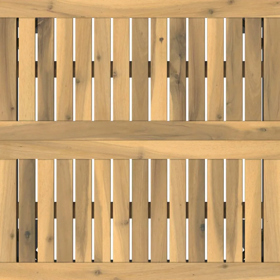 vidaXL Tuinbar Tafel NAARDEN Wit en zwart 60 x 60,5 x 105 cm