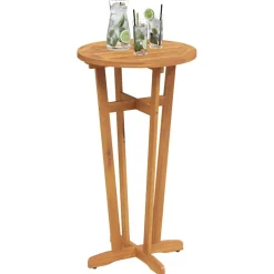 vidaXL Tuinbartafel Ø 60x105 cm massief acaciahout