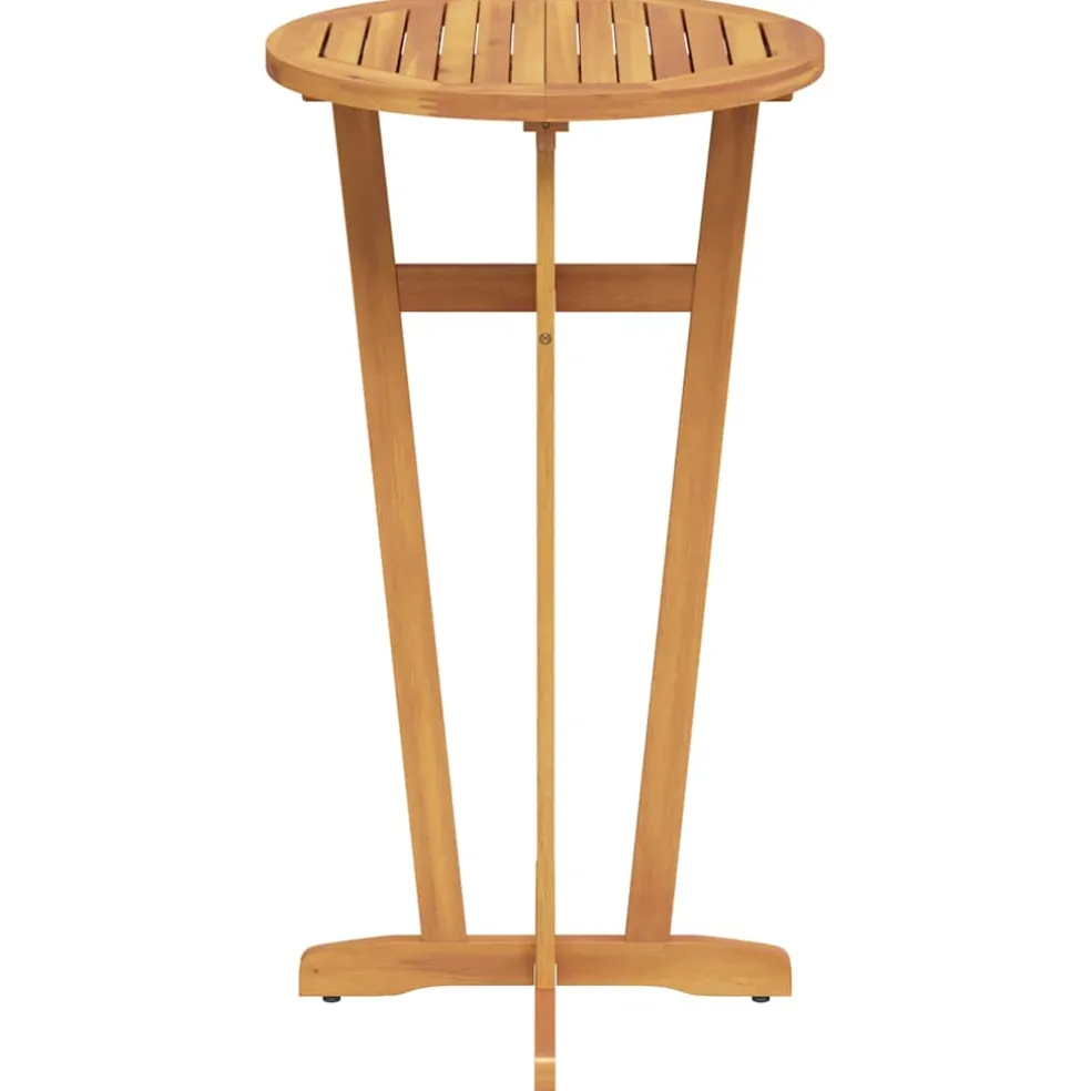 vidaXL Tuinbartafel Ø 60x105 cm massief acaciahout