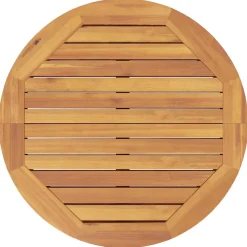 vidaXL Tuinbartafel Ø 60x105 cm massief acaciahout