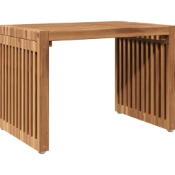 vidaXL Tuin Bijzettafel Bruin 50 x 32,5 x 35 cm Massief Teakhout