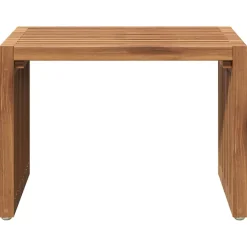 vidaXL Tuin Bijzettafel Bruin 50 x 32,5 x 35 cm Massief Teakhout