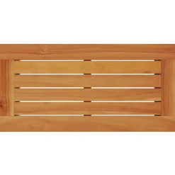 vidaXL Tuinbijzettafel met houten blad 58x27,5x55 cm poly rattan grijs