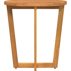 vidaXL Tuinbijzettafel rond Ø70x75 cm massief acaciahout