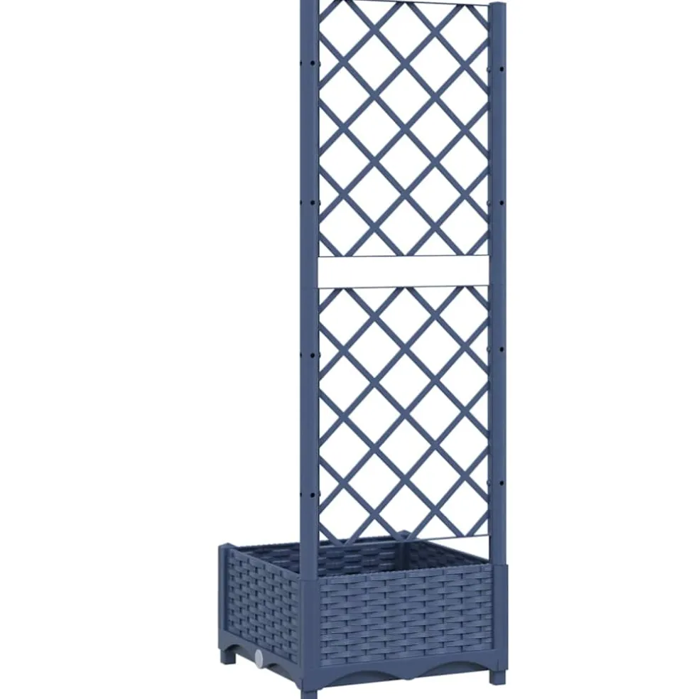 vidaXL Tuin Blauw Grijs 40 x 40 x 121,5 cm