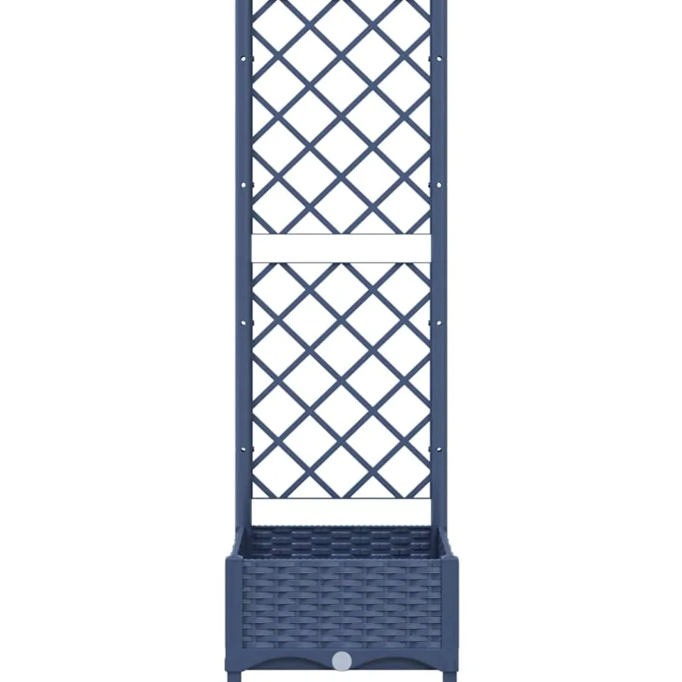 vidaXL Tuin Blauw Grijs 40 x 40 x 121,5 cm