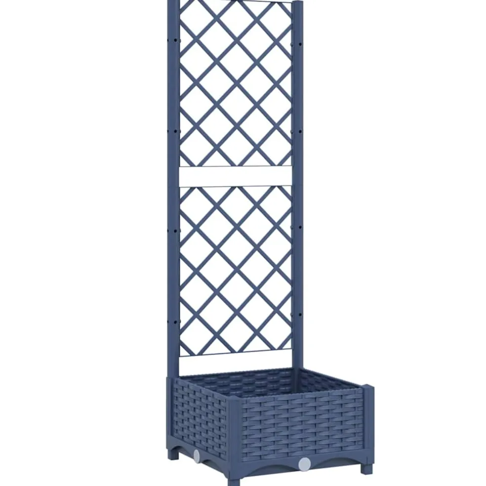 vidaXL Tuin Blauw Grijs 40 x 40 x 121,5 cm