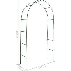 vidaXL Tuinbogen 2 st