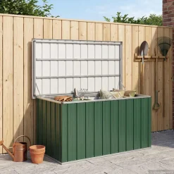 vidaXL Tuinbox Groen 129x67x65 cm