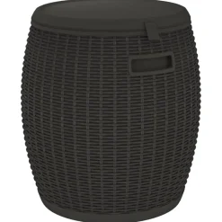 vidaXL Tuinbox 4-in-1 polypropeen zwart