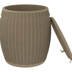 vidaXL Tuinbox 4-in-1 polypropeen lichtbruin