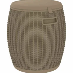 vidaXL Tuinbox 4-in-1 polypropeen lichtbruin