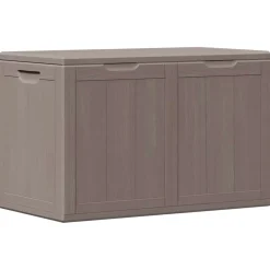 vidaXL Tuinbox 180 L PP houtlook bruin