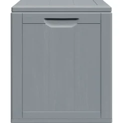 vidaXL Tuinbox 90 L PP houtlook grijs